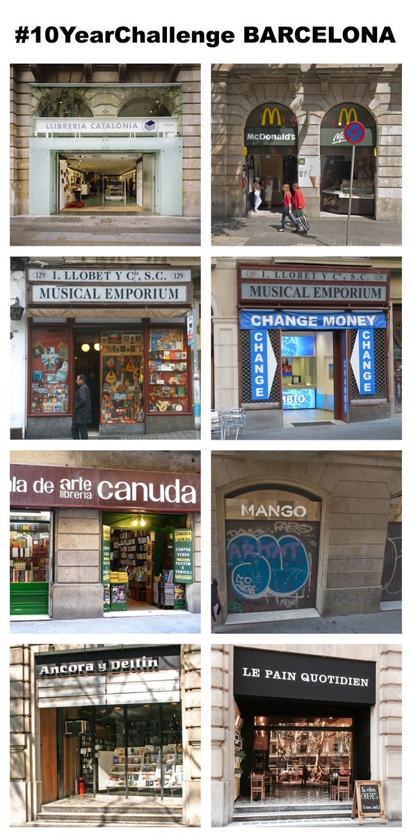 From a centennial store to a franchise: the before and after of the historic shops of Barcelona